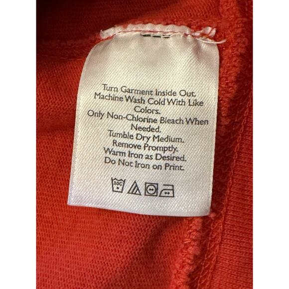 Eddie Bauer Hoodie Sweatshirt Long Sleeve Buttons Red Sz XXL Gorpcore Preppy - Picture 4 of 6